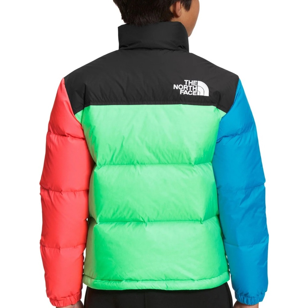 The North Face Teen 1996 Retro Nuptse Jacket Chlorophyll Green XL coat